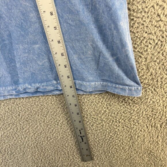 Yesterdays Sportswear Shirt Men's Small Blue Hanalei Kauai Hawaii Stone Washed - Picture 4 of 10